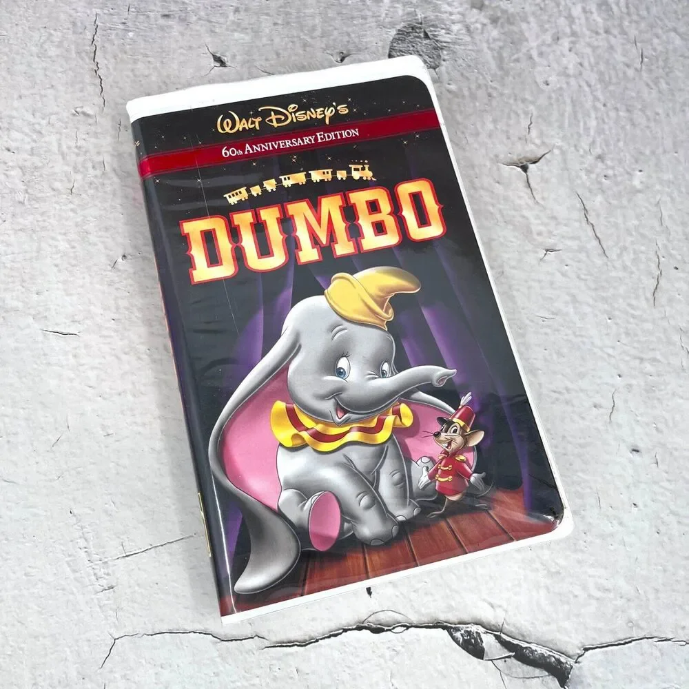Walt Disney DUMBO VHS #21623 Vintage 2001 60th Anniversary Edition Clam Shell